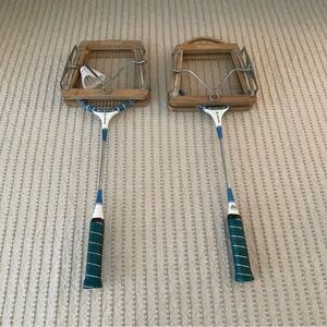 Vintage Badminton Rackets - Set of 2 - Martin - Falcon